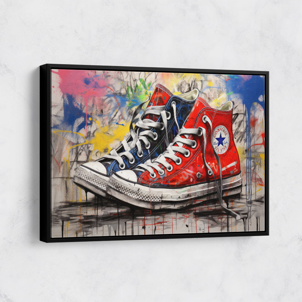 Converse Classic's Graffiti Style Wall Art