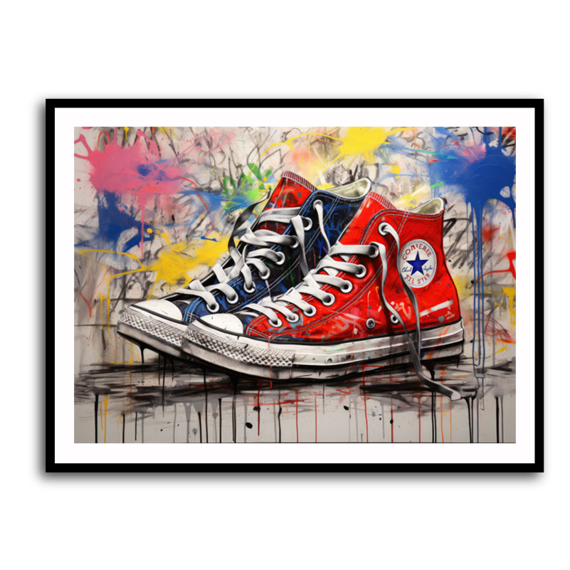 Converse Classic's Graffiti Style Wall Art