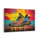 Yeezy Boost 350 Sneakers Graffiti Style 1 Wall Art