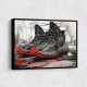 Yeezy Boost 350 Sneakers Graffiti Style 2 Wall Art