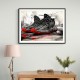 Yeezy Boost 350 Sneakers Graffiti Style 2 Wall Art