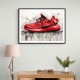 Yeezy Boost 350 Sneakers Graffiti Style 3 Wall Art