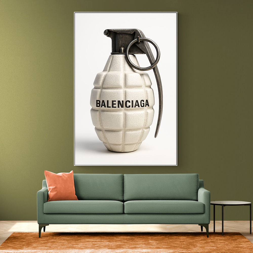 Balenciaga Fashion Inspired Grenade 1 Wall Art   