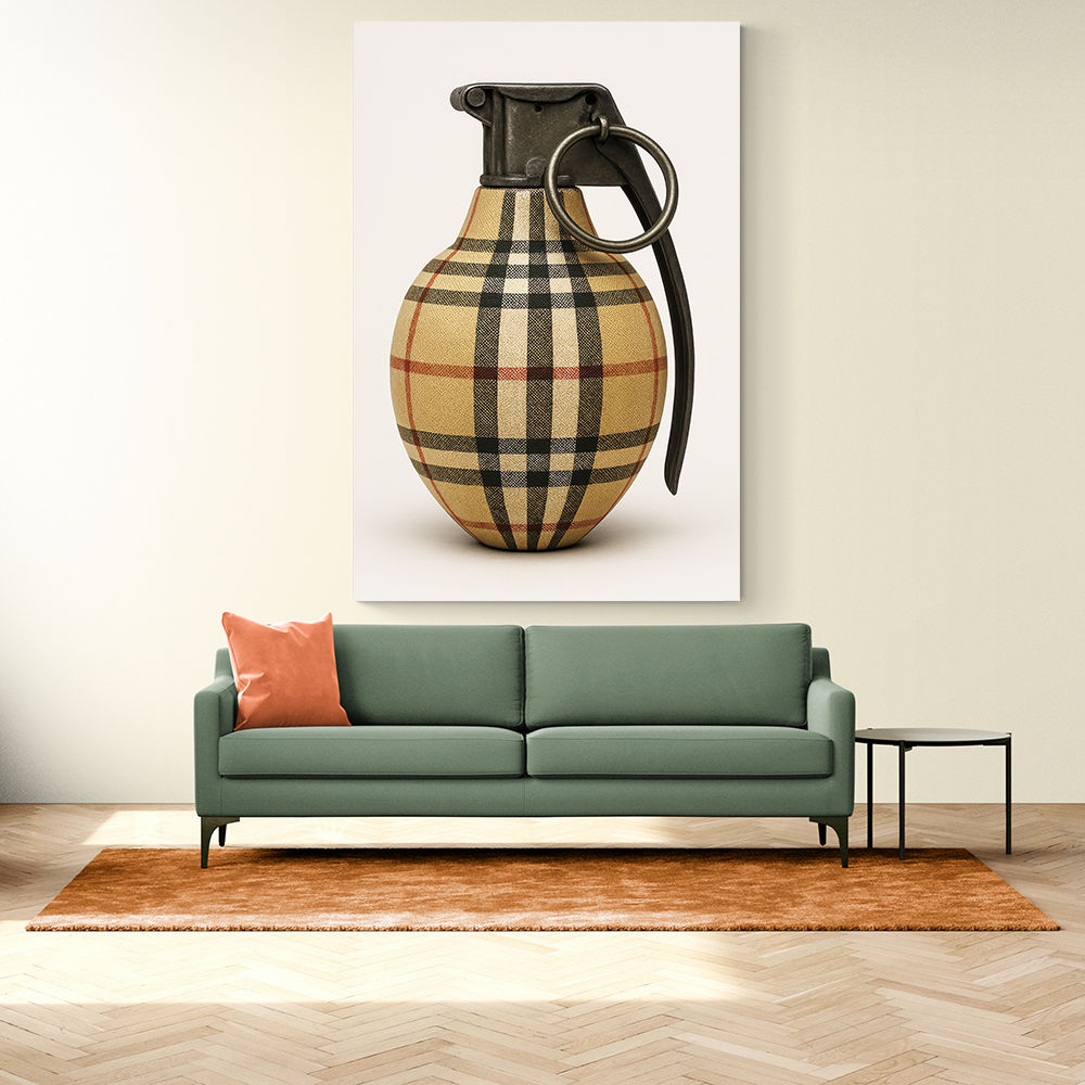 Burberry Fashion Inspired Grenade 1 Wall Art     