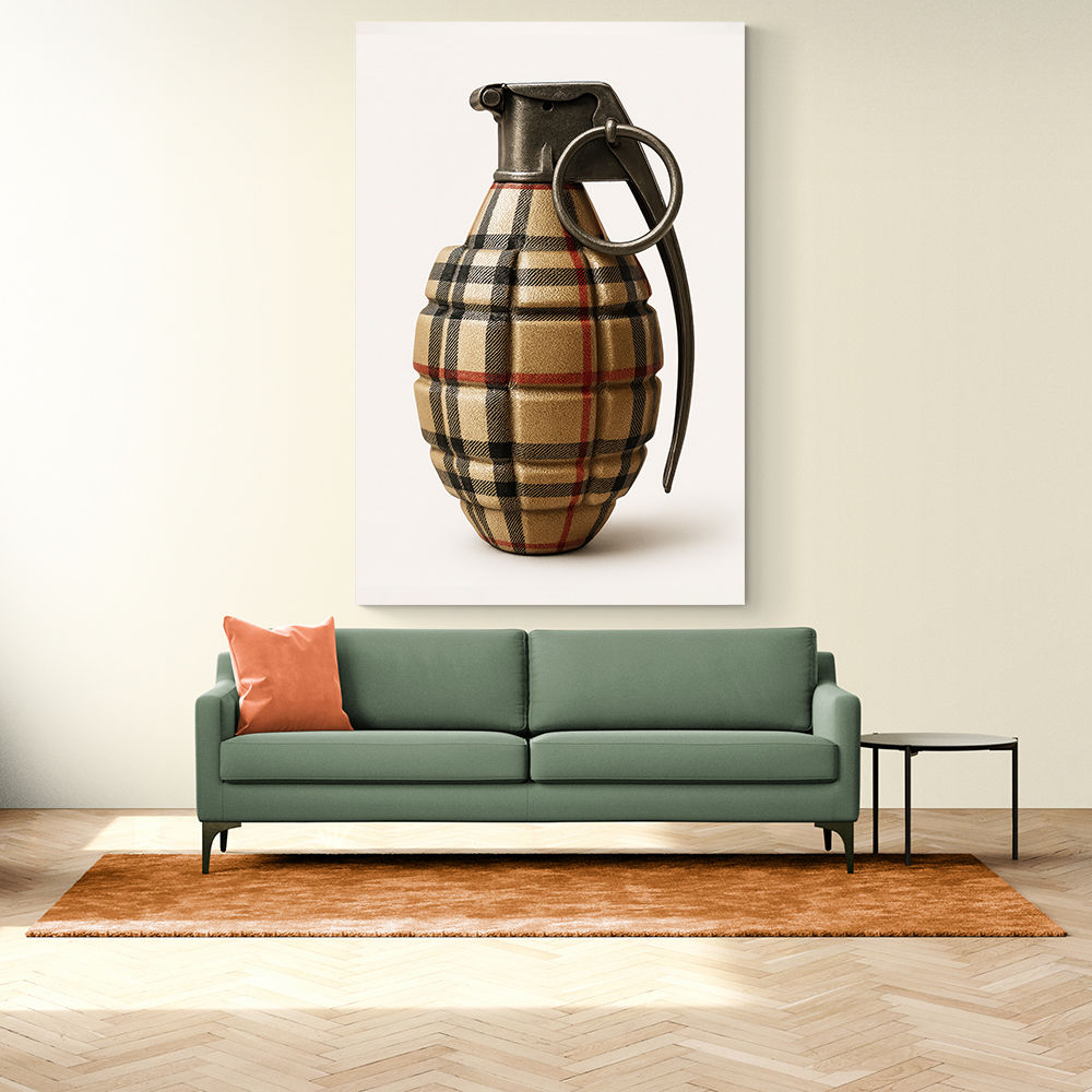 Burberry Fashion Inspired Grenade 2 Wall Art     