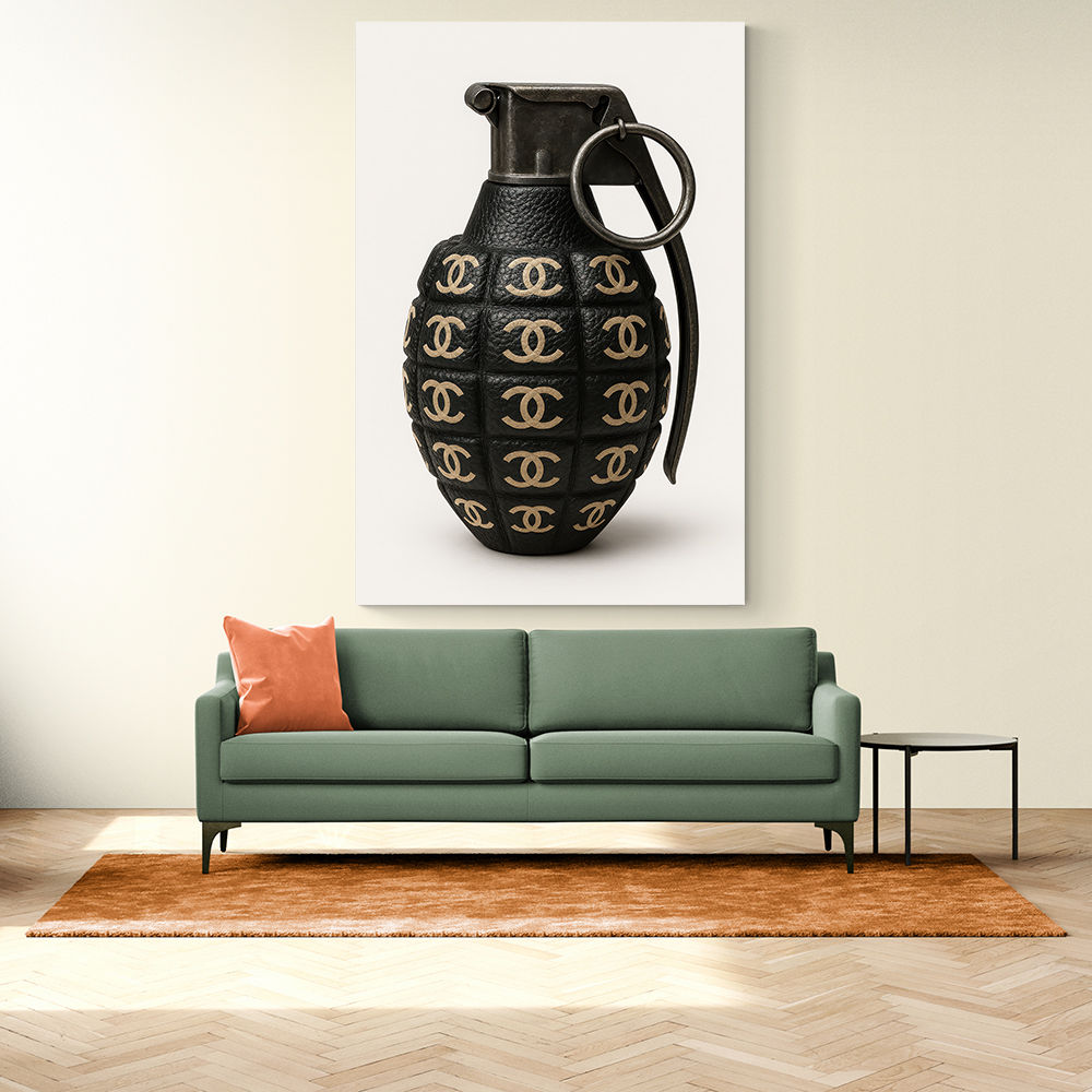 Chanel Fashion Inspired Grenade 1 Wall Art       