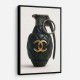 Chanel Fashion Inspired Grenade Wall Art         