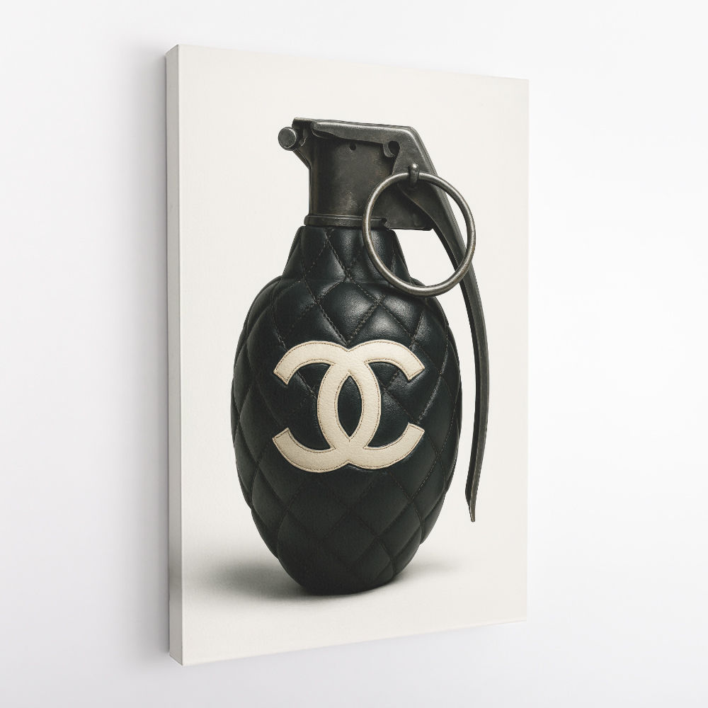 Chanel Fashion Inspired Grenade 2 Wall Art       