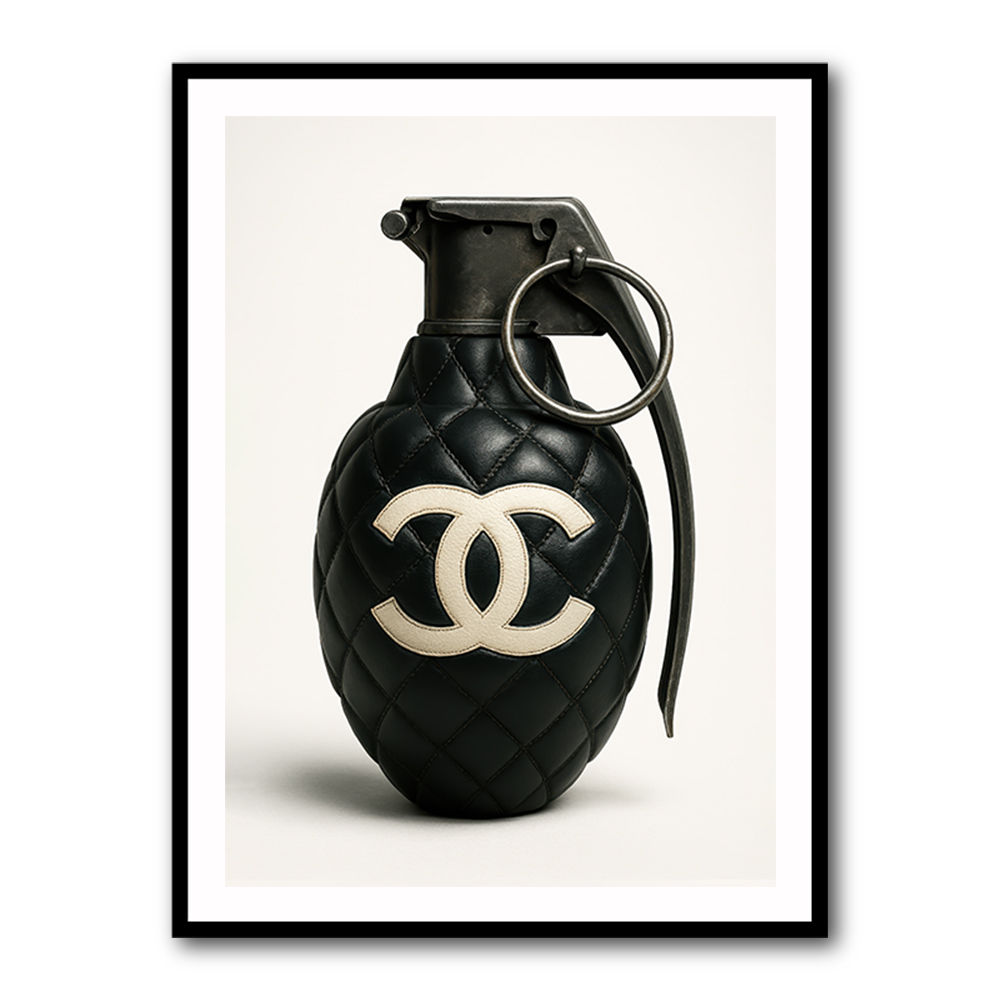 Chanel Fashion Inspired Grenade 2 Wall Art       