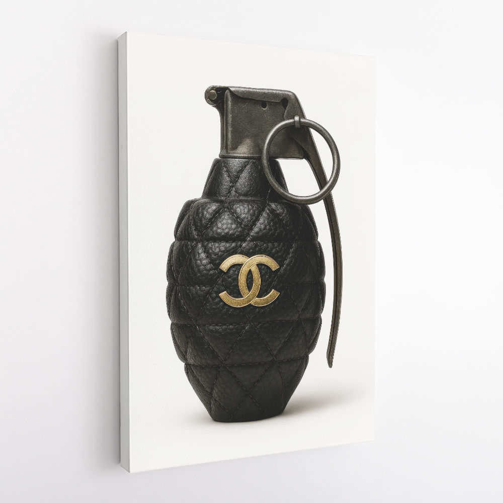 Chanel Fashion Inspired Grenade 3 Wall Art       