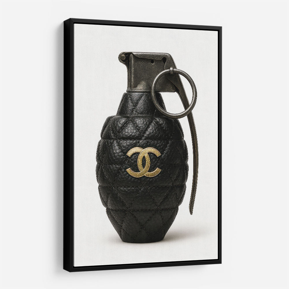 Chanel Fashion Inspired Grenade 3 Wall Art       