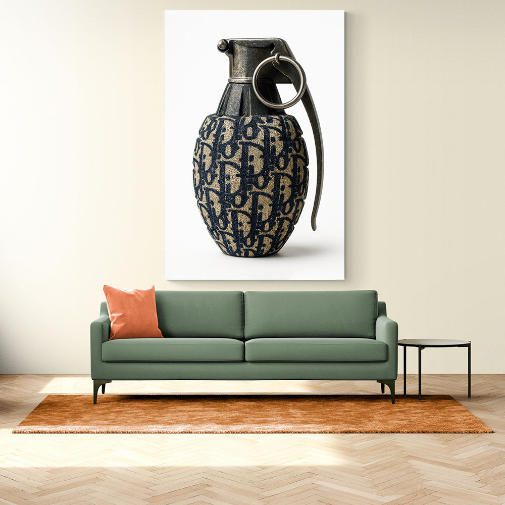 Dior Fashion Inspired Grenade 1 Wall Art         