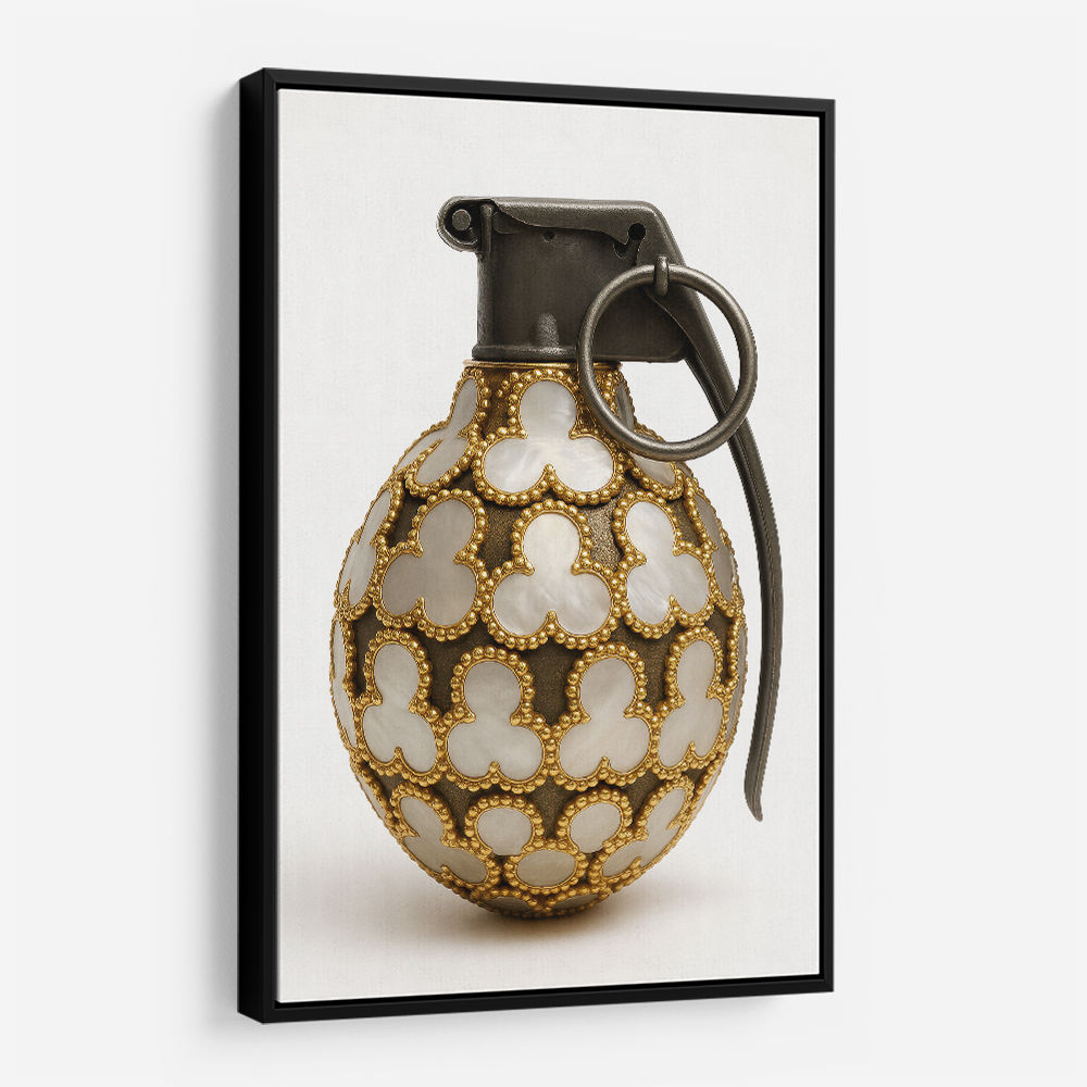 Elegant Style Grenade Wall Art                   