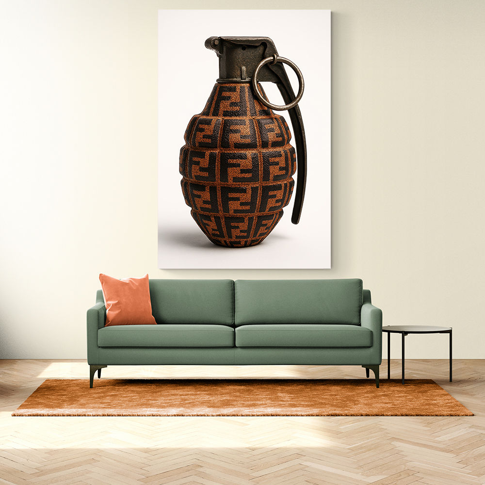Fendi Fashion Inspired Grenade 1 Wall Art        