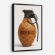 Hermes Fashion Inspired Grenade 1 Wall Art       