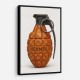 Hermes Fashion Inspired Grenade 3 Wall Art       