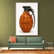 Hermes Fashion Inspired Grenade 3 Wall Art       