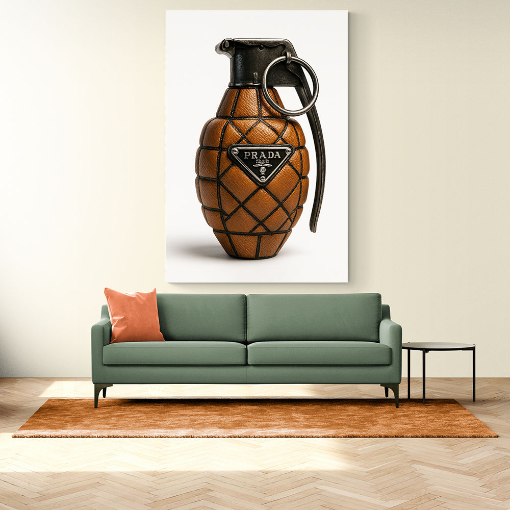 Prada Fashion Inspired Grenade 2 Wall Art        