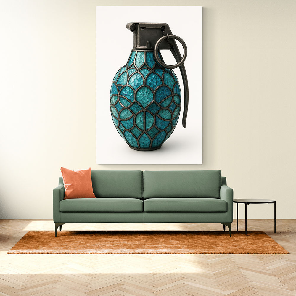 Tiffany Style Grenade 1 Wall Art                 