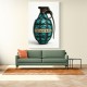 Tiffany Style Grenade Wall Art                   