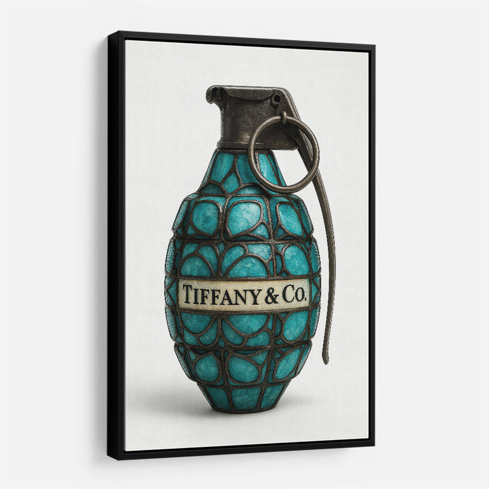 Tiffany Style Grenade Wall Art                   