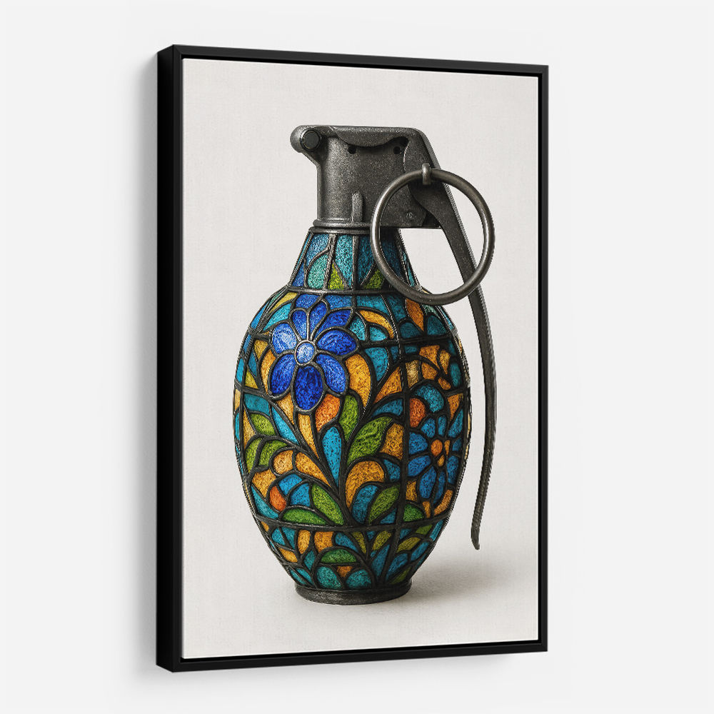 Tiffany Style Grenade 2 Wall Art                 