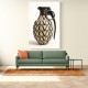 Valentino Style Hand Grenade Wall Art            