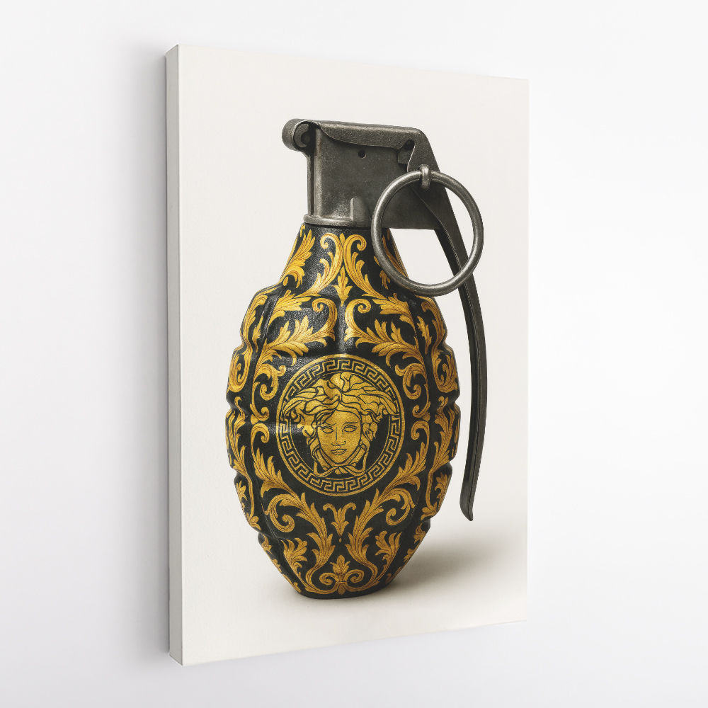 Versace Fashion Inspired Grenade 1 Wall Art      