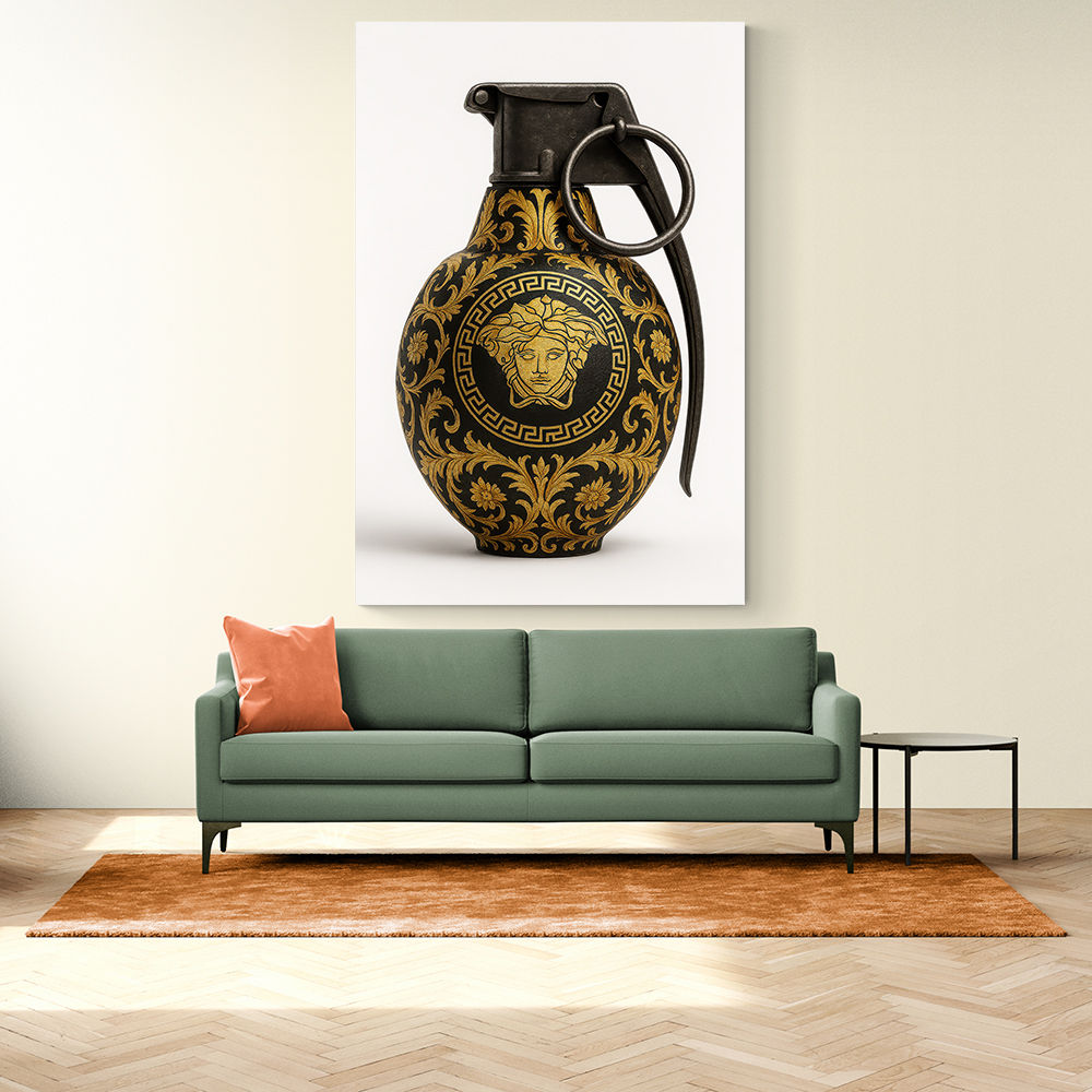 Versace Fashion Inspired Grenade 2 Wall Art      