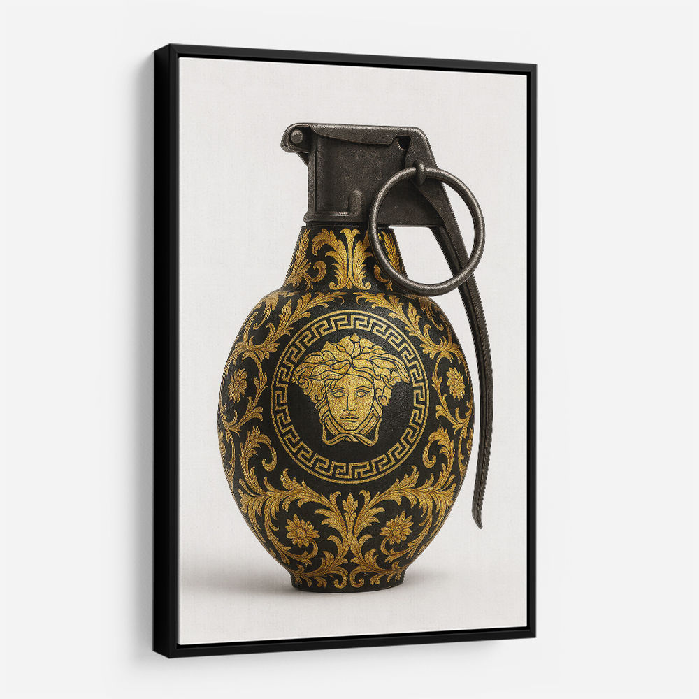 Versace Fashion Inspired Grenade 2 Wall Art      