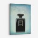 Coco Chanel Noir on Blue