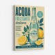 Acqua Frizzante Italiana Soft Drink Vintage Art Print