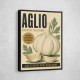 Garlic Cloves Italian Vintage Wall Art