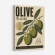 Italian Olives Vintage Poster Wall Art