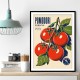 Ripe Red Tomatoes Vintage Italian Art Print
