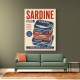 Sardine Can Italian Vintage Poster Art Print