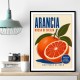 Sicilian Blood Orange Vintage Ad Art Print