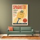 Spaghetti Italian Vintage Food Poster Art Print