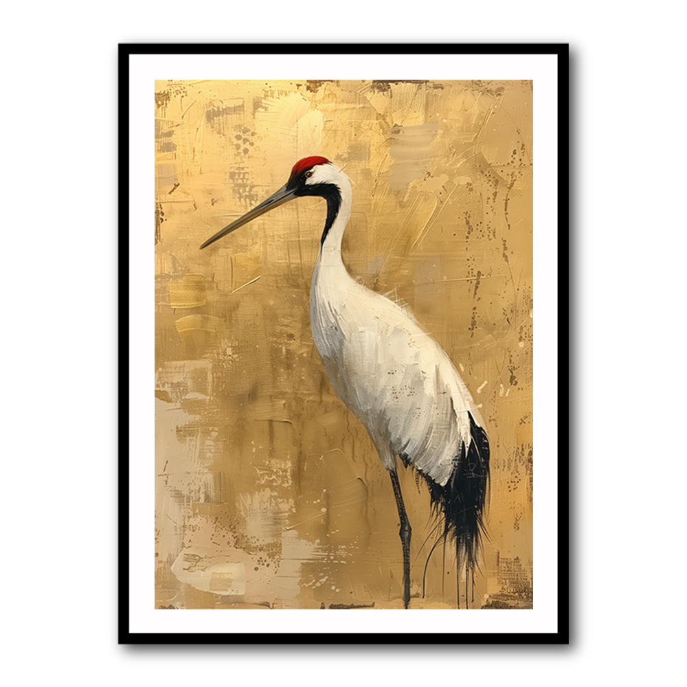 Crane 2 Japandi Style Wall Art