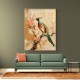 Japanese Green Pheasant 2 Japandi Style Wall Art