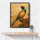 Japanese Green Pheasant 3 Japandi Style Wall Art