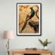 Japanese Green Pheasant 3 Japandi Style Wall Art