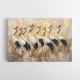 Flock of Cranes in a Japandi Style Wall Art
