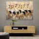 Flock of Cranes in a Japandi Style Wall Art