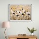 Flock of Cranes in a Japandi Style 2 Wall Art