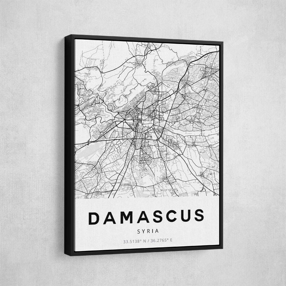 Damascus City Map
