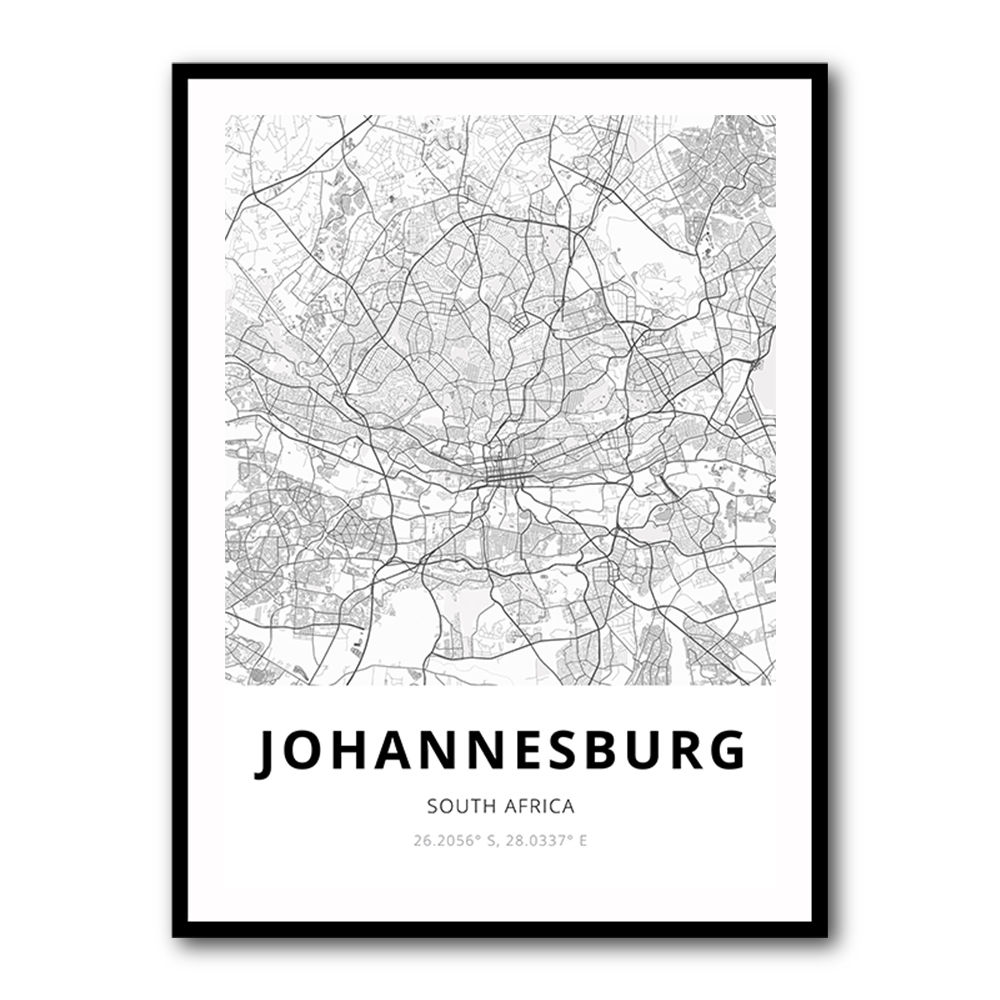 Johannesburg City Map