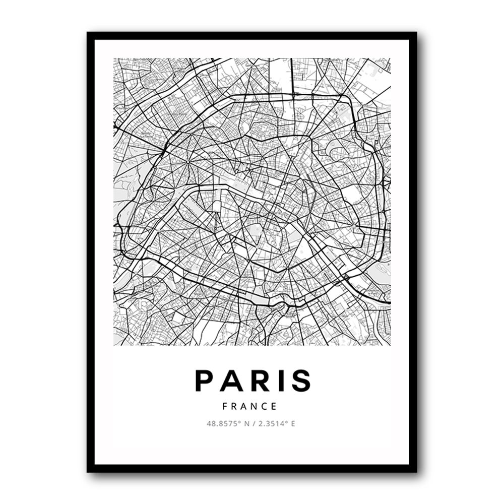 Paris City Map