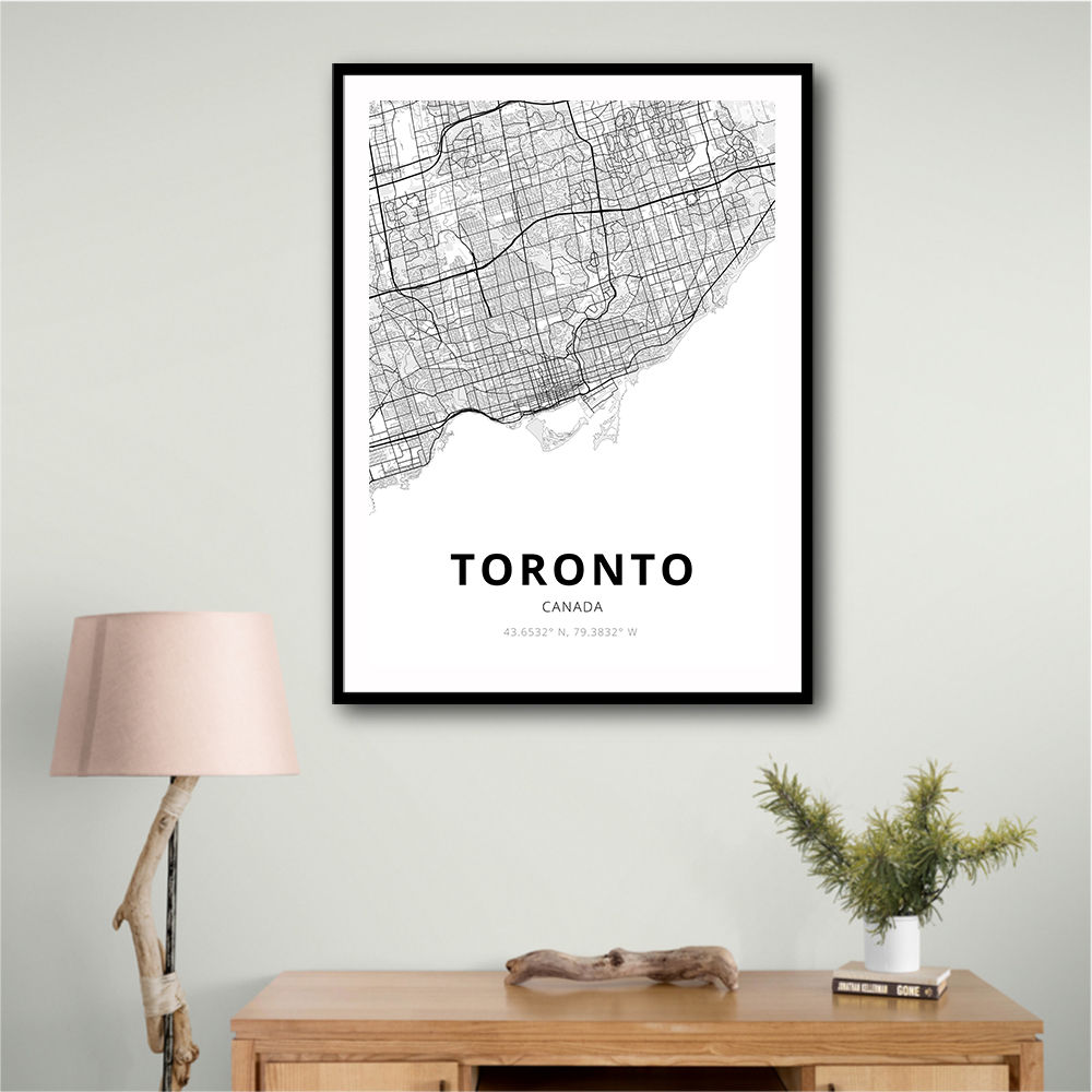 Toronto Canada City Map