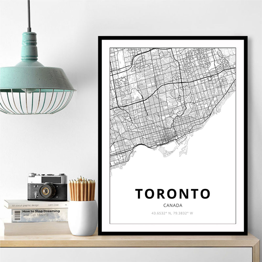 Toronto Canada City Map